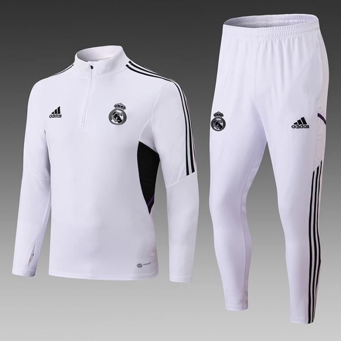 Survetement de Foot REAL MADRIDx 2022 2023 Enfant Garcon fille Nouveau Maillot de Football Pas Cher Survet Kit Cdiscount Sport