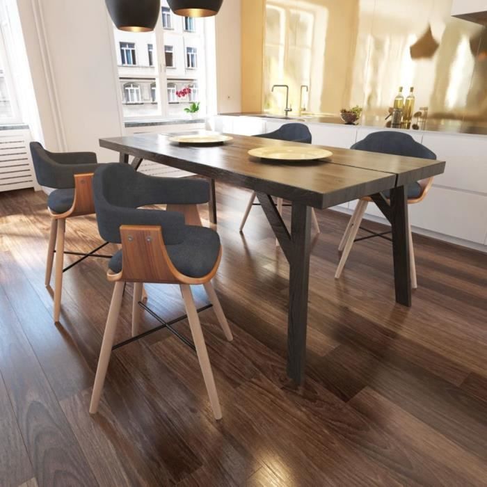 Lot De Chaises De Salle A Manger Style Contemporain Scandinave