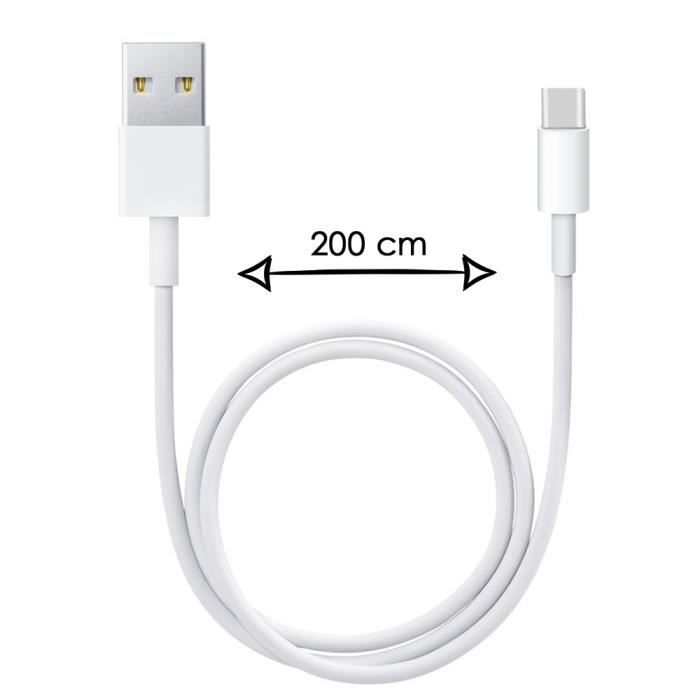 2M For Type-c - Vert - Câble De Charge Super Rapide 5A USB Type C, Pour Samsung S20 S9 S8 Xiaomi