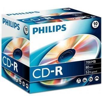 Philips 10 x CD R 700 Mo 80 min 52x boîtier CD - vue 2