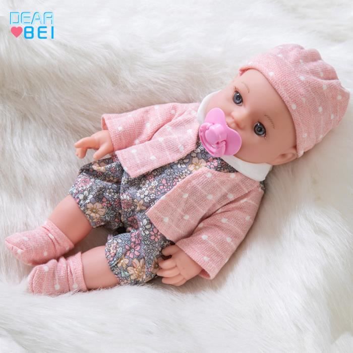 Poupon Poupée bébé 12 pouces intéractive silicone Doll nouveau-né enfant  Mignonne Jouet playmate Cadeau-A2 - Cdiscount Jeux - Jouets