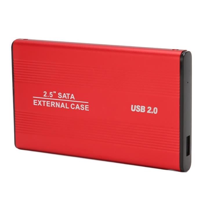 SUHSAI Disque dur externe 320 Go USB 3.0 portable de stockage et extension de mémoire HDD, disque dur externe de sauvegarde pour ordinateur portable, MacBook et ordinateur de bureau (rose