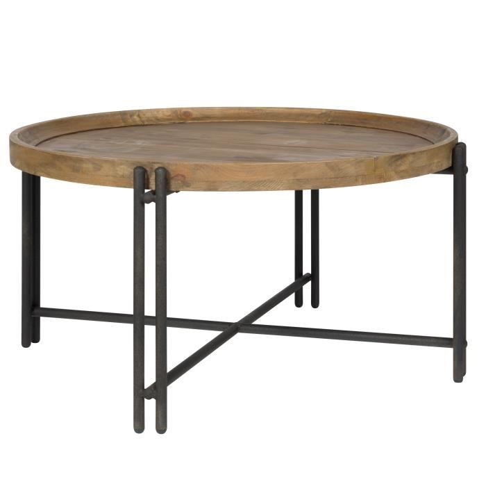 Table Basse Ronde Garonne Achat Vente Table Basse Table Basse Ronde Garonne Cdiscount