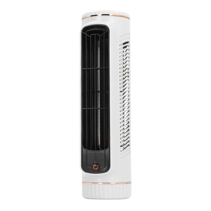 Ventilateur de bureau - SALUTUYA - Sans lame - Batterie rechargeable - 3 vitesses - Blanc - Salutuya