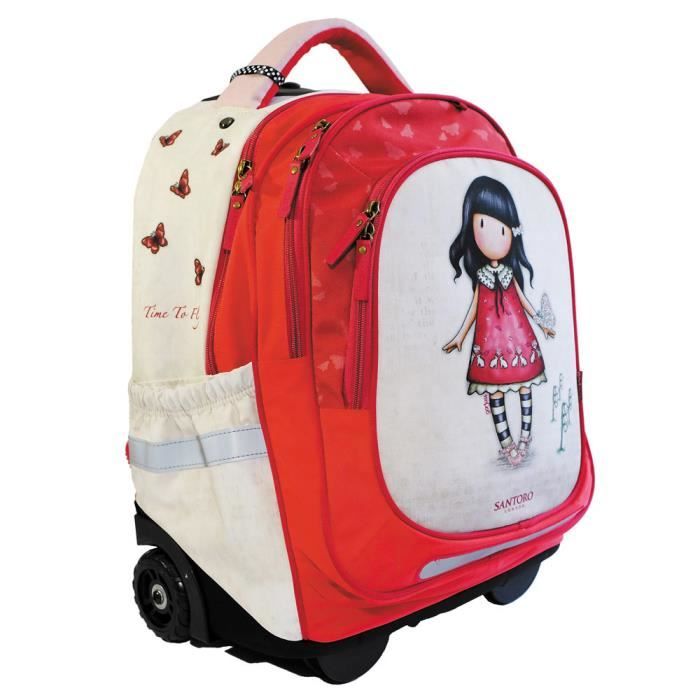 Sac dos roulettes Santoro Gorjuss Collection 48 CM 2 Cpt