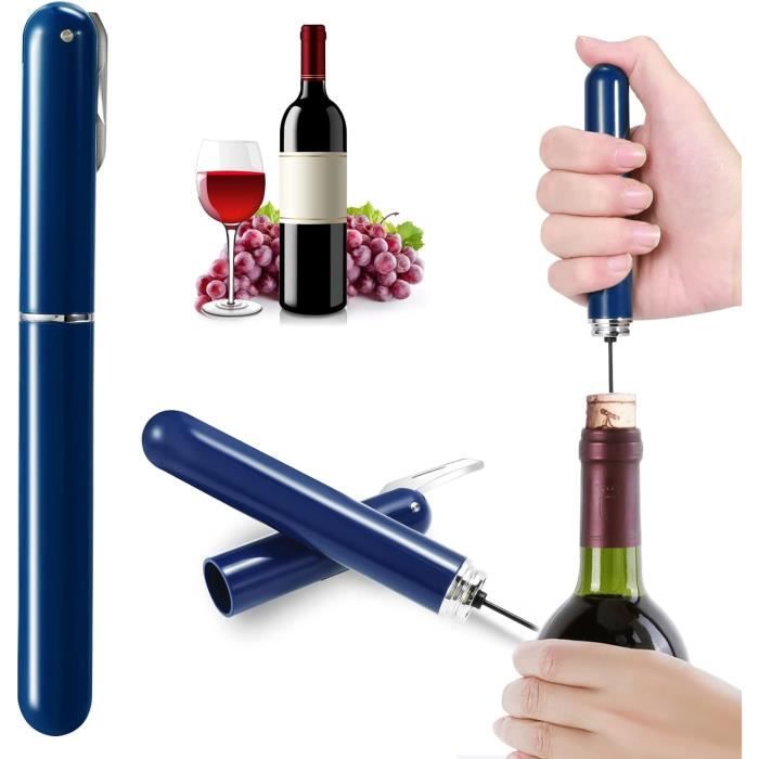 Lot Cadeau Amusant Pour Homme – Bouchon De Vin + Décapsuleur Rouge + Ouvre-bière – Bar à Vin