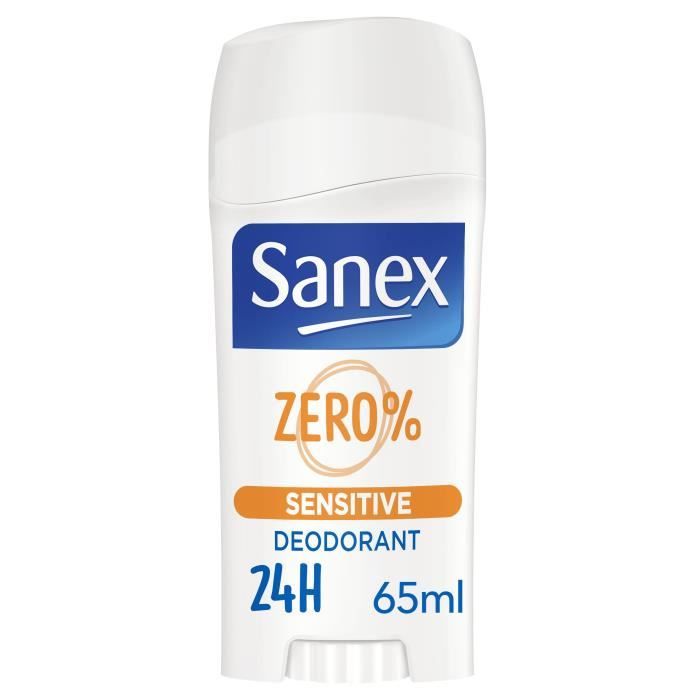 SANEX Déodorant Zéro Peaux sensibles stick 65 ml Cdiscount Au