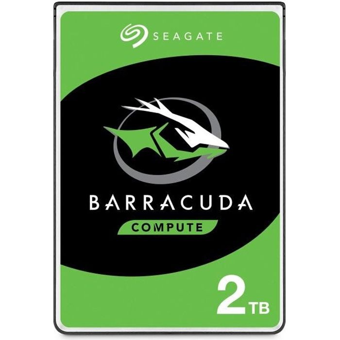 Disque dur interne 2.5 Seagate BarraCuda SATA 6Gb/ 5400rpm
