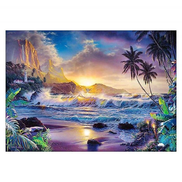 Diamond Painting Paysage Complet Diy Strass En Cristal Broderie Diamant Decoration De Maison A Achat Vente Objet Decoration Murale Cdiscount