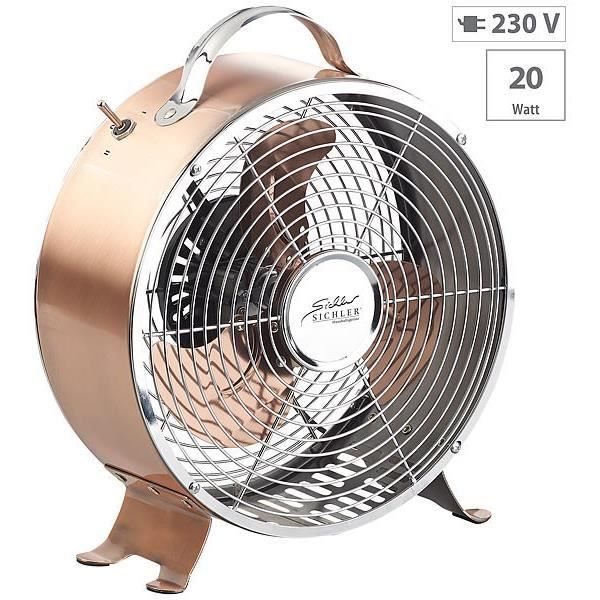 Ventilateur De Table 20 W En Metal Design Retro Achat Vente