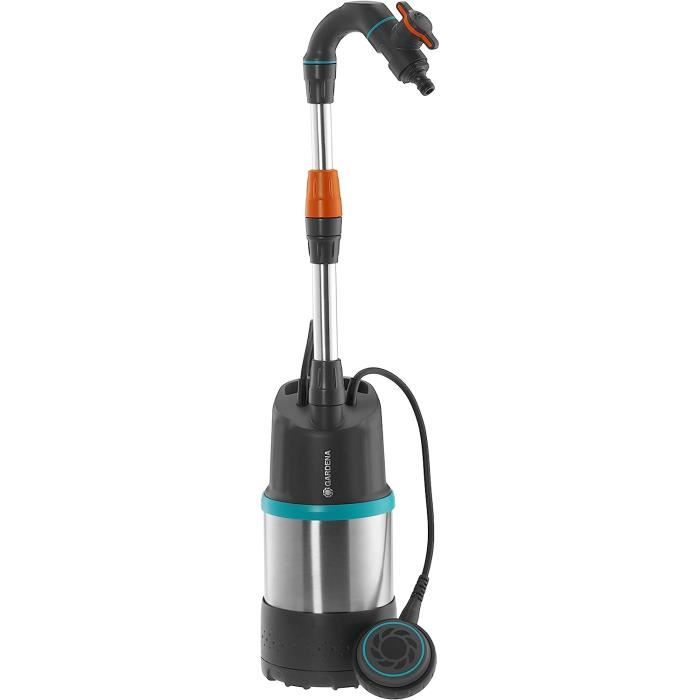 Pompe Pour Récupérateur D'eau De Pluie Gardena 4000/2 - Débit 4000 L/h, Hauteur 20 M - Protection Marche à Sec - Pour Arrosage Jardin - 8