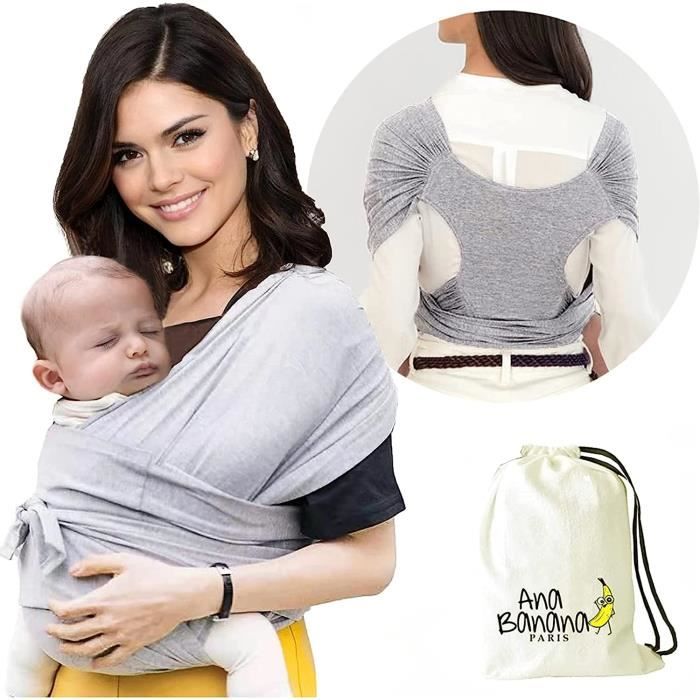 Echarpe de Portage Bebe, Porte Bébé Facile en 100% Coton, Porte bebe tissu,  Couverture de Portage, Kangourou Porte Bebe, [148] - Cdiscount Puériculture  & Eveil bébé