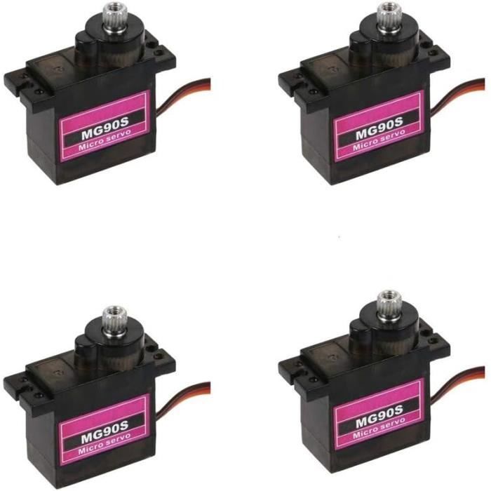 SERVO À ENGRENAGES MÉTALLIQUES DE HAUTE PRÉCISION PERFORMANCES STABLES Pour Voitures Rc Bateaux Robots 95090335