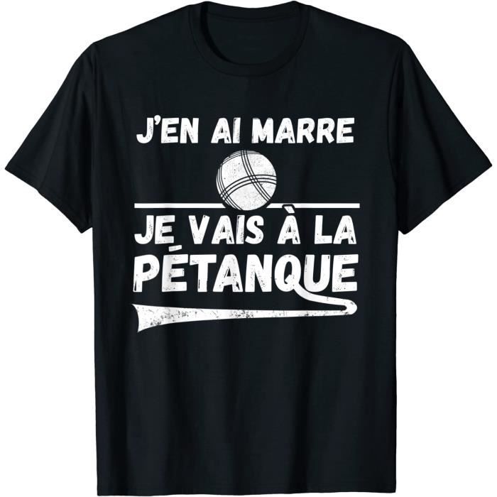 T-shirt Humour Pétanque "Pourquoi Je Perds" - Design Drôle, Coton Léger - Cadeau Pour Joueur De Boules - 8