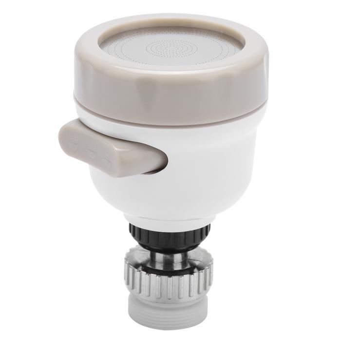 Filtre à Eau Rotatif 360° Pour Robinet - Purificateur Réglable - Buse D'évier PVC/PP