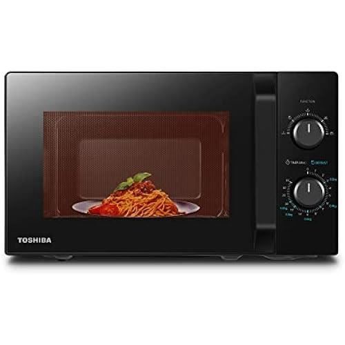 Micro-ondes solo - Toshiba - MW2-MM20PF(BK) - 800W - Décongélation Facile - Noir - Toshiba
