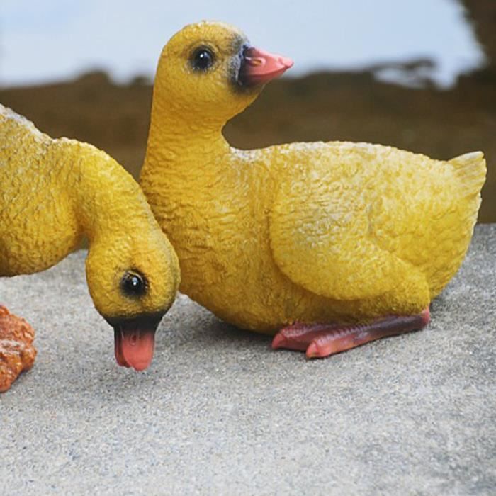 Canard Décoration Extérieure TiSkying Canard Flottant Décoratif Pour Étang - Sculpture Résine 21,5cm - Décoration Bassin Jardin Decoration Bassin Exterieur