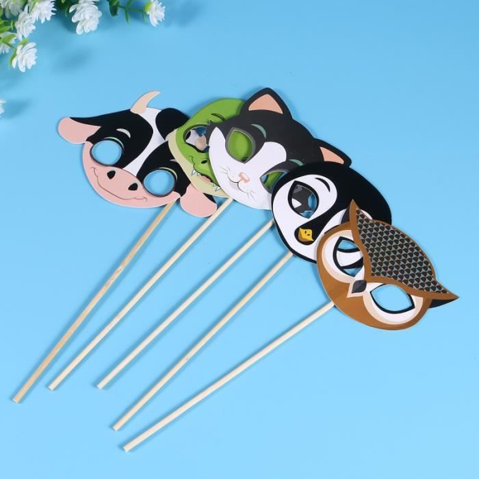 10pcs Drole Tete Photo Accessoires Anniversaire Fete Interessant Decoration Booth Props Ensemble Joystick Jeux Video Cdiscount Informatique