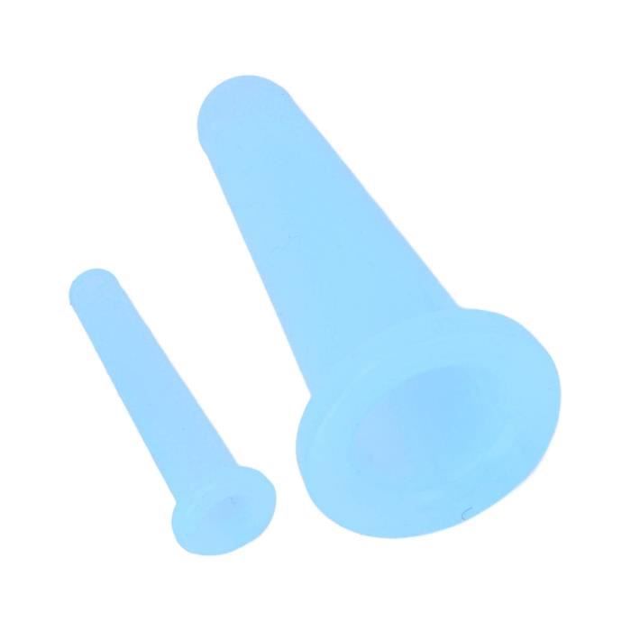 Zerodis Ensemble de ventouses pour le visage 2 PCS Face Cupping Set