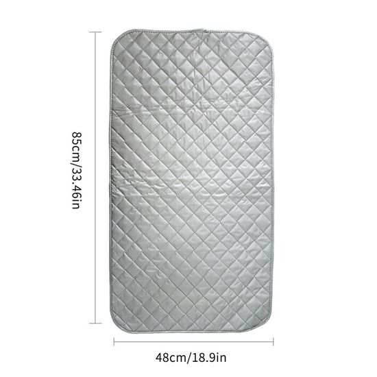 Tapis De Repassage épais Amélioré 70x80 Cm - Double Face, Avec Repose-fer Silicone, Pour Voyage Et Machine à Laver