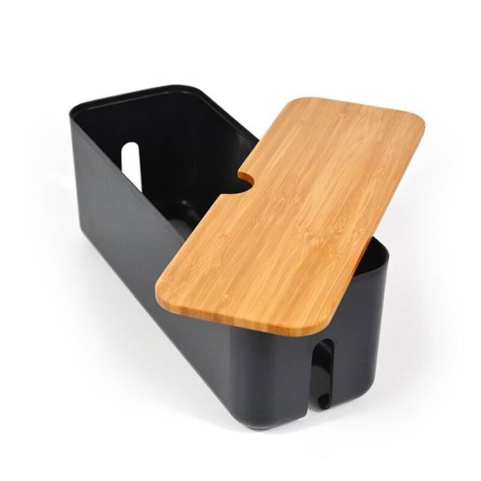 EJ.life Boîte De Rangement Des Câbles Pour Cacher Les Prises Et Les