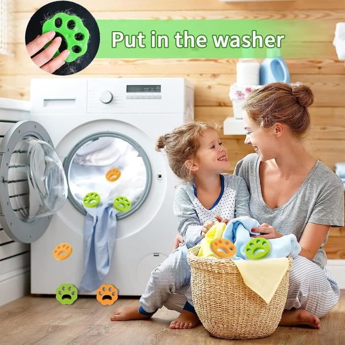 produit attrape poil machine à laver