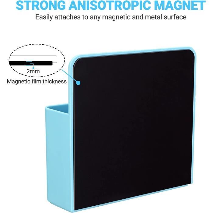 Support Magnétique Pour Tableaux Blancs-Réfrigérateurs-Réfrigérateurs,  Effaçable À Sec Avec Aimant Anisotropique Bleu, 1 Pièc[H723]