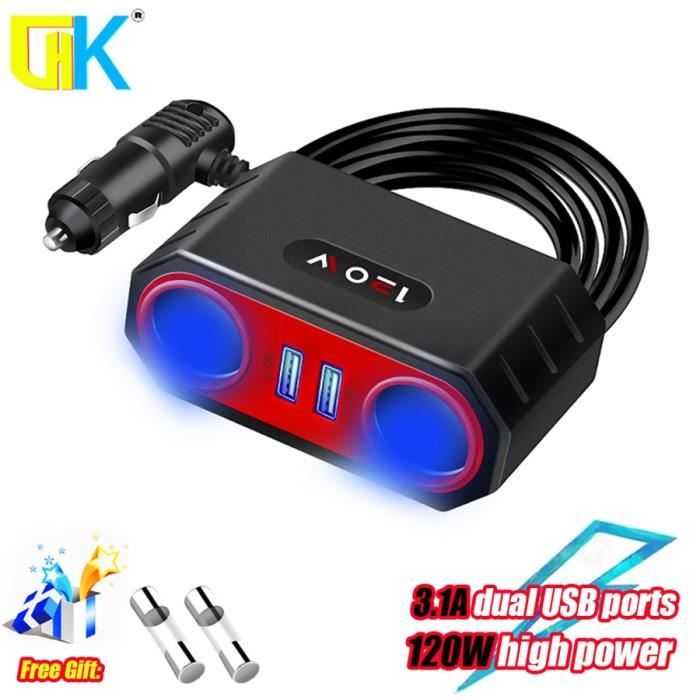 Chargeur Allume-cigare 12V/24V 2A Pour GPS MAPPY ULTIMATE E511 - Neuf