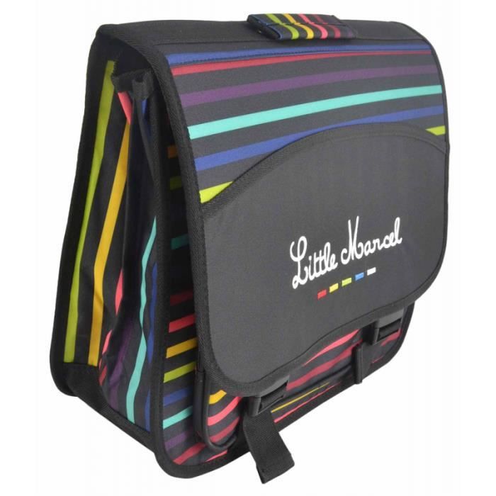 Cartable Little Marcel 71260182 noir 30 x 40 x 10 Noir Cdiscount