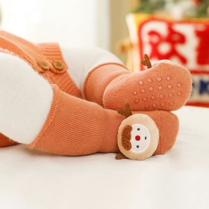 Chaussette Noel Enfant Antiderapante Chaussettes De Noel Enfant