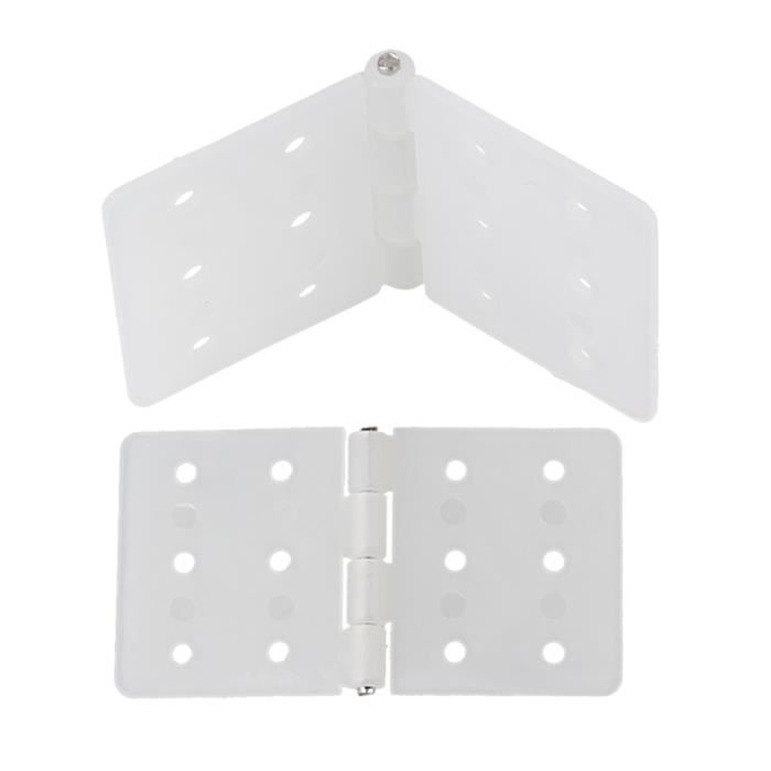 40 Charnières Plastique Pour Avion RC – Fixation Ailes Et Ailerons – Lot De Pièces Léger Et Résistant