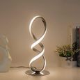 Lampe à poser en Spirale LED 12W Lampe de table Blanc Chaud Luminaire de chevet Intérieur Décoration Créatif pour Chambre, 
 bureau-2