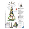 Puzzle 3D Tour Eiffel Love Edition - Ravensburger - 216 pièces - Architecture et monument-2