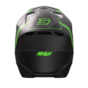 Casque Cross ERMAX Noir Et Vert - Homologué Moto/scooter, Neuf, Taille à Préciser
