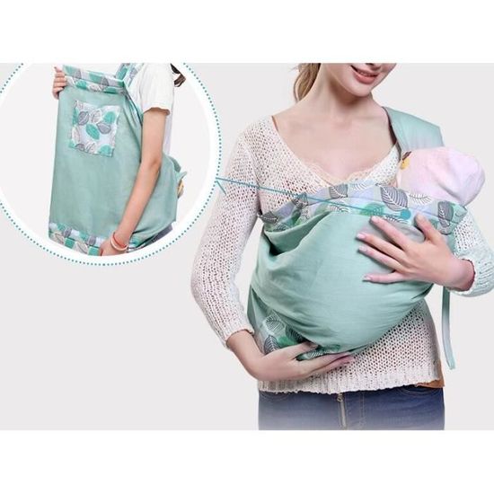 Gris Clair Sac A Dos Porte Bebele Porte Bebe Fait De Coton Elastique Bebe Sling Carrier Echarpes Bebe Portage Bebe Puericulture Porte Bebes Neonwave Es