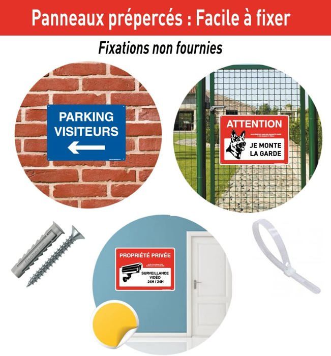 Cartello Stop 'Proprietà Privata – Cane Di Guardia' PVC 180 Mm Per Esterni