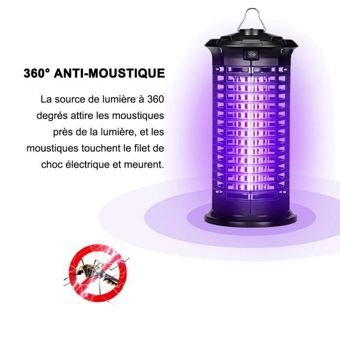 BONFFAIT-Moustique Tueur Lampe Lot de 4,Lampe Anti Moustique