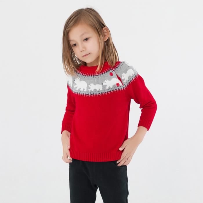 Pull noel bébé 2025 fille