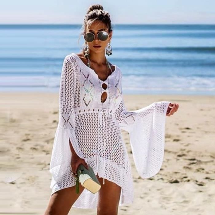 Tunique plage blanche best sale