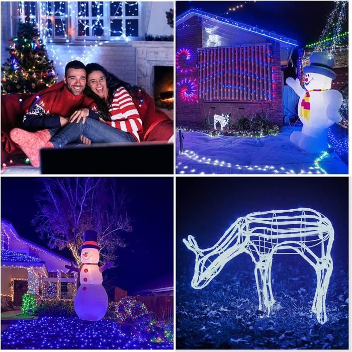 Tube LED 20m Éclairage Extérieur/Intérieur - Blanc Froid 7000K-10000K - IP65 - Pour Jardin, Noël, Fêtes