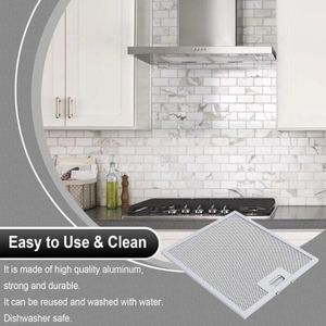 Filtre à Graisse Aluminium Pour Hotte Style Européen - Couches Multiples - Compatible Plusieurs Modèles - Facile à Installer