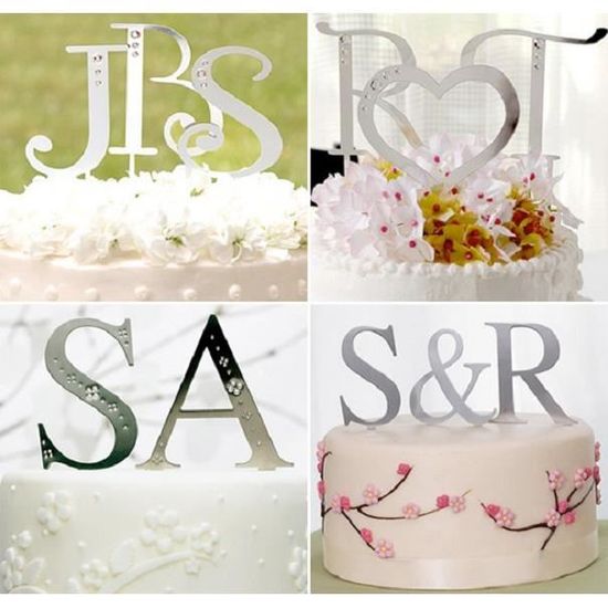 Chiffre 4 Strass Cristal Sur Pic Argente Decoration Cake Design Anniversaire Cdiscount Maison