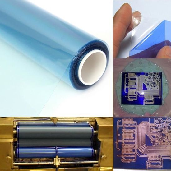 PCB photosensibles Dry Film Pr Circuit de production photoresist FEUILLES 30cm x 5m Cdiscount Bricolage