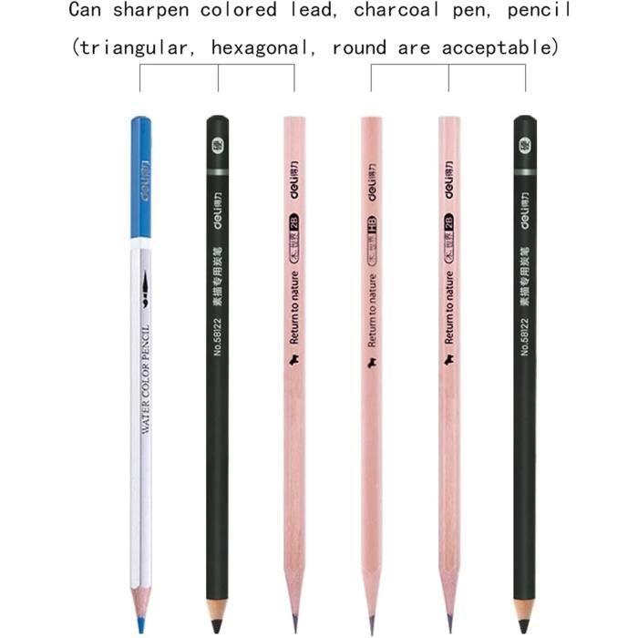 Taille-Crayon Portable pour étudiant Taille-Crayons à Plume réglable à 3  Vitesses Taille Crayon de Bureau antidérapant avec [428] - Cdiscount  Beaux-Arts et Loisirs créatifs
