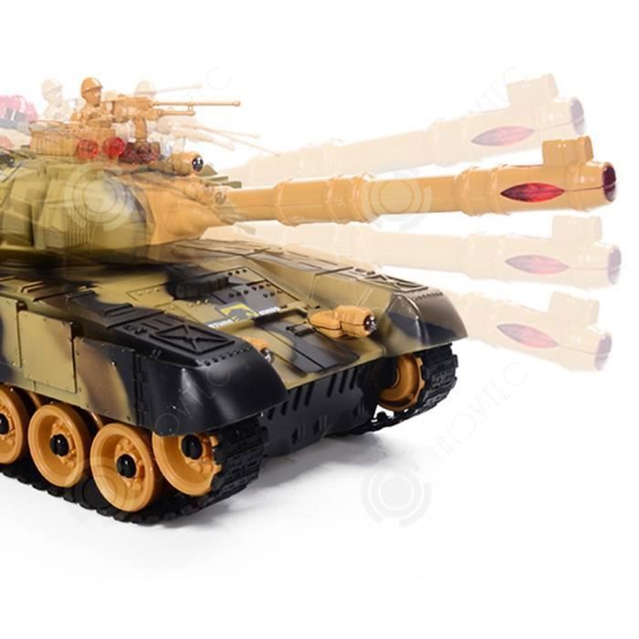 Char RC 1/18 M412 Télécommandé Avec Fumée Lumière Son - Tank Militaire Tir BB Pour Enfants Adultes
