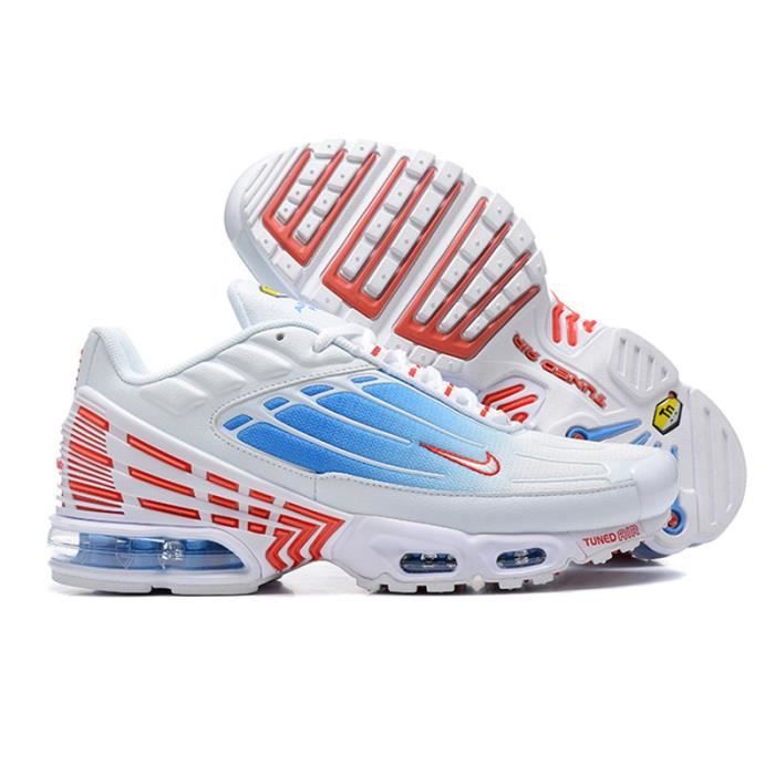 Nike air max tn blanc bleu rouge sale