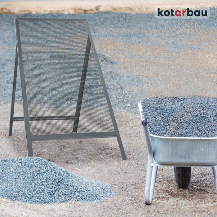 Tamis De Jardin En Métal 30 Cm Pour Terre, Pierres, Compost Et Sable - Maille Fine