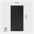 Tapis De Protection Sol KM-Fit 180×60×0,8 Cm – Antidérapant, Amorti Bruit, Pour Fitness, Yoga Et Bureau