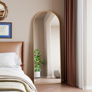 Miroir Décoratif Arche Pour Mur - Cadre Doré Perlé Style Baroque - 20x30 Pouces - Neuf