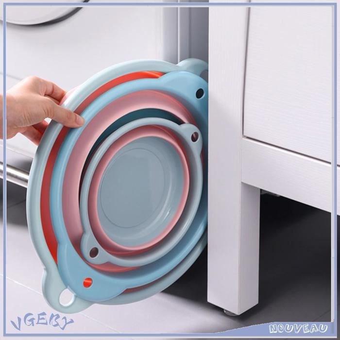 Lavabo Pliable, Bassine Pliable Multi-Usage, Panier De Lavage Portable, Pliable